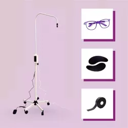   Lampa LED UV OrgaMo Chance (Ochelari de protecție profesionali + Plasture de silicon pentru ochi + Plasture de spumă UV negru + UV Webinar)