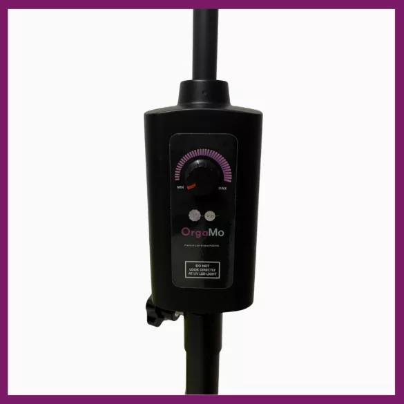Lampa LED UV OrgaMo Chance (Ochelari de protecție profesionali + Plasture de silicon pentru ochi + Plasture de spumă UV negru + UV Webinar)